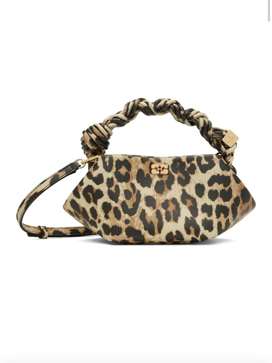 Ganni Handbags - Ganni Mini Bou Bag in Leopard